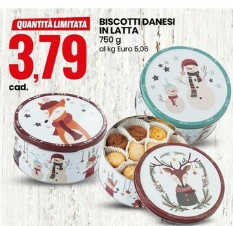 Biscotti danesi in latta