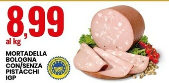 Eurospin Mortadella bologna con/senza pistàcchi offerta