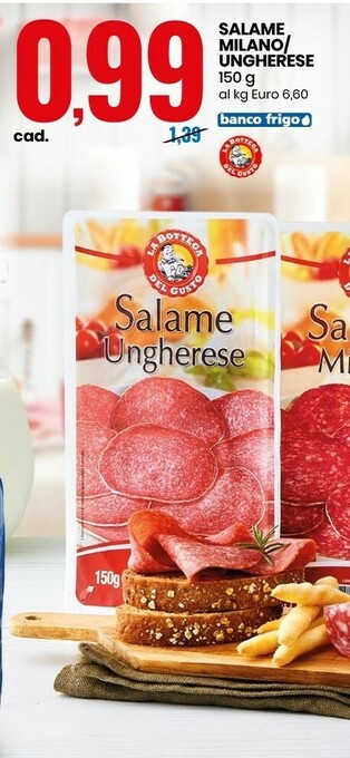 Eurospin Salame milano offerta