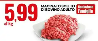 Eurospin Macinato scelto confezione di bovino adulto offerta