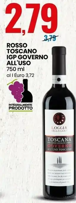 Loggia della luna rosso toscano igp governo all'uso 750 ml