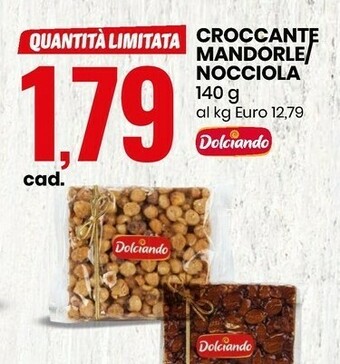 Eurospin Croccante mandorle 140 g offerta