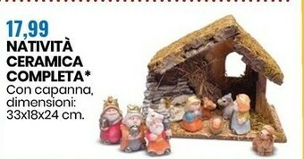 Natività ceramica completa