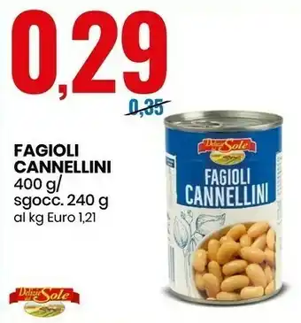 Eurospin Fagioli cannellini 400 g(ml) offerta