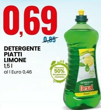 Eurospin Detergente piatti limone offerta