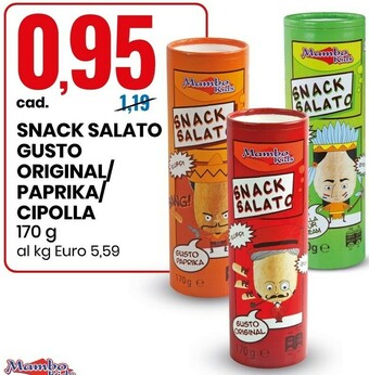 Eurospin Snack salato classico 170 g(ml) offerta