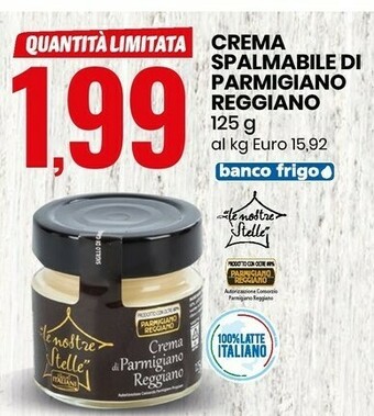 Eurospin Le nostre stelle crema spalmabile di parmigiano reggiano offerta