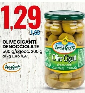 Eurospin Olive giganti denocciolate offerta