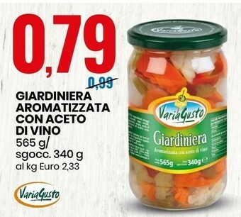 Eurospin Giardiniera aromatizzata con aceto di vino 565 g(ml) offerta