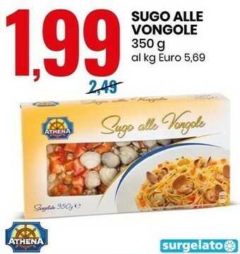 Eurospin Sugo alle vongole surgelato 350 g(ml) offerta