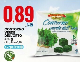 Eurospin Contorno verde all'orto 450 g(ml) offerta