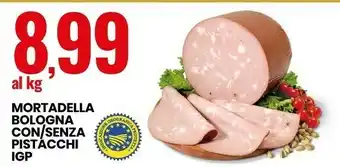 Eurospin Mortadella bologna con/senza pistàcchi offerta