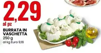 Eurospin Burrata in vaschetta offerta