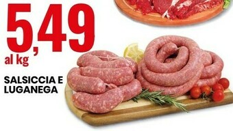 Eurospin Salsiccia e luganega offerta