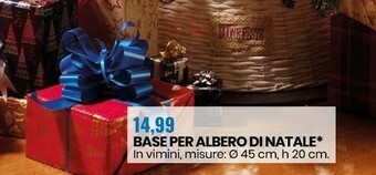 Eurospin Base per albero di natale offerta
