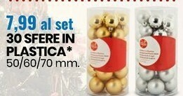 Eurospin 30 sfere in plastica offerta