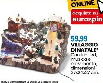 Eurospin Villaggio di natale offerta