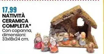 Natività ceramica completa