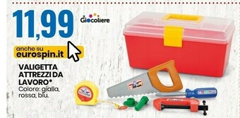 Eurospin Giocoliere valigetta attrezzi da lavoro offerta