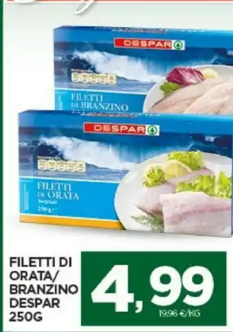 Interspar Despar filetti di orata 250 g offerta