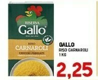 Gran gallo - riso carnaroli 1000 g(ml)