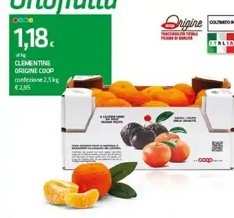 Superconti Coop clementine origine offerta