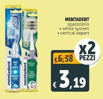 Deco Supermercati Spazzolino white system/ vertical expert offerta