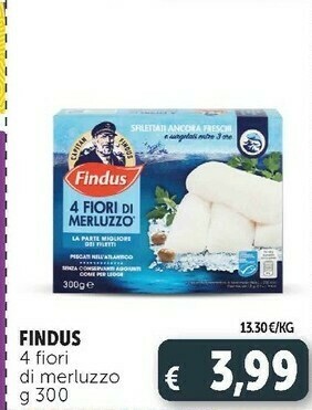 Deco Supermercati 4 fiori di merluzzo 300 g(ml) offerta