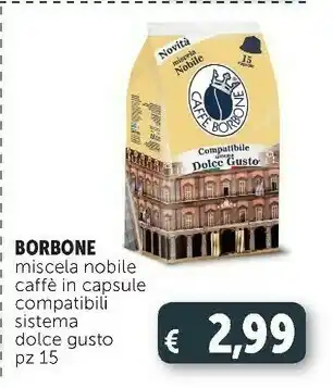 Miscela nobile caffè in capsule compatibili sistema dolce gusto