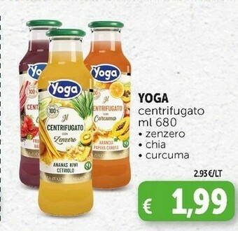 Deco Supermercati Il centrifugato con zenzero ananas kiwi cetriolo 680 g(ml) offerta