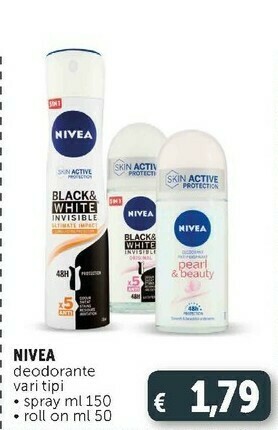 Deco Supermercati Deodorante vari tipi spray ml 150/ roll on 50 ml offerta