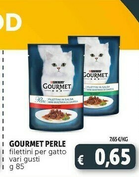 Deco Supermercati Gourmet perle filettini per gatto offerta