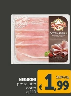 Deco Supermercati Prosciutto cotto offerta