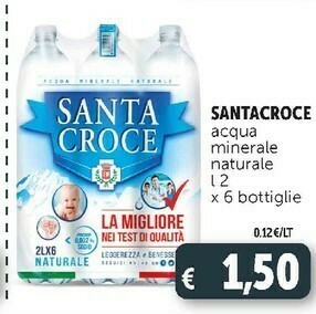 Deco Supermercati Acqua minerale naturale offerta