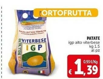 Deco Supermercati Patate igp alto viterbese offerta
