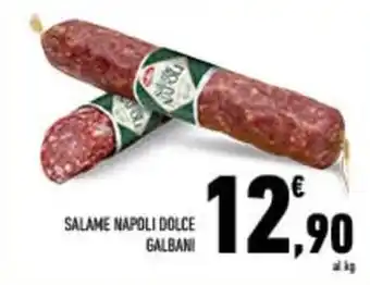 Conad City Salame napoli dolce GALBANI offerta