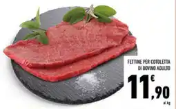 Conad City Fettine per cotoletta di bovino adulto offerta