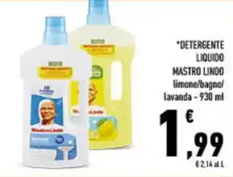 Conad City Detergente liquido MASTRO LINDO offerta