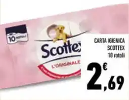 Conad City Carta igienica SCOTTEX offerta