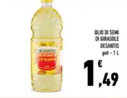 Conad City Olio di semi di girasole DESANTIS offerta