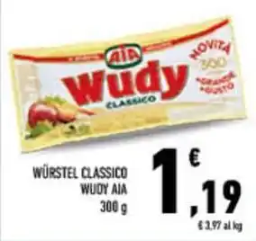 Conad City Würstel classico wudy AIA offerta