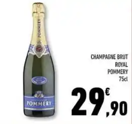 Conad Superstore Champagne brut ROYAL POMMERY offerta