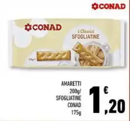 Conad Superstore Amaretti / sfogliatine CONAD offerta