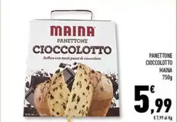 Conad Superstore Panettone cioccolotto MAINA offerta