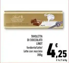 Conad Superstore Tavoletta di cioccolato LINDT offerta