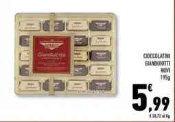 Conad Superstore Cioccolatini gianduiotti NOVI offerta