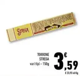 Conad Superstore Torrone STREGA offerta