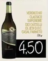 Conad Superstore Verdicchio classico superiore de castelli dijesi do.c CASAL FARNETO offerta