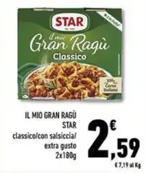 Conad Superstore Il mio gran ragù STAR offerta