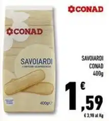 Conad Superstore Savoiardi CONAD offerta